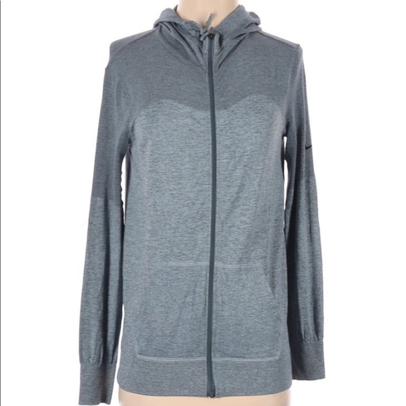 Nike Jackets & Blazers - NIKE Dri fit small hooded gym yoga light jacket